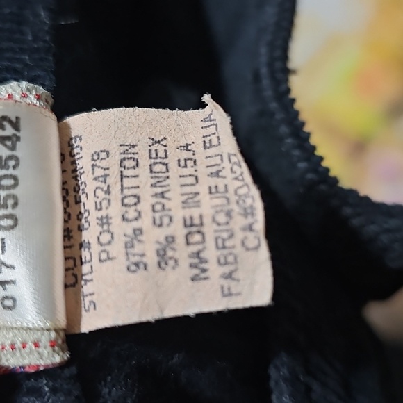 True Religion Sammy Crop Big T Corduroy Pants Size 28 - Picture 4 of 7